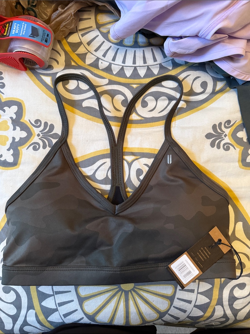 NOBULL Women’s Camouflage Sports Bralette - Olive Green, NWT size Medium